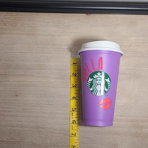 Starbucks "Bella" coffee cup with kiss lips - Picture 4 of 4